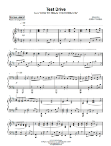 test drive Sheet Music