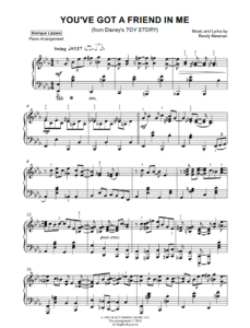 Toy Story piano sheet music